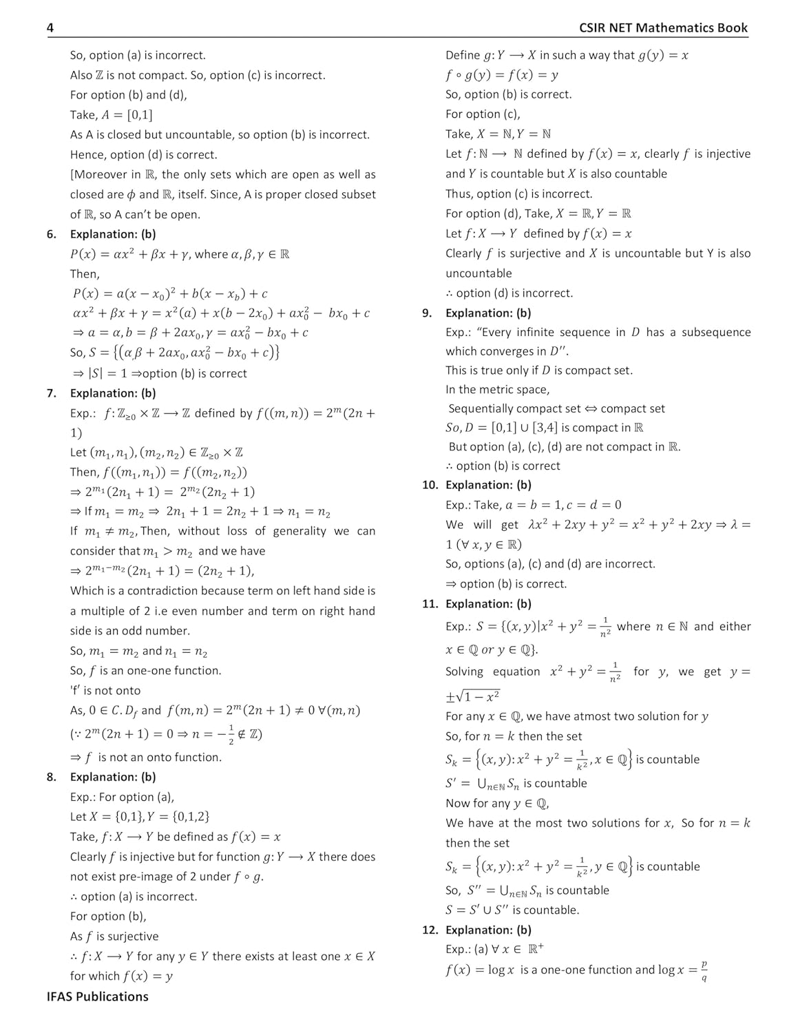 CSIR NET Mathematics PYQ Book - CSIR NET Mathematical Science Previous Year Questions Papers (Updated 2011 to Feb 2025) with Detailed Solutions (Part - 1 Pure Mathematics, Part - 2 Applied & Statistics Mathematics)