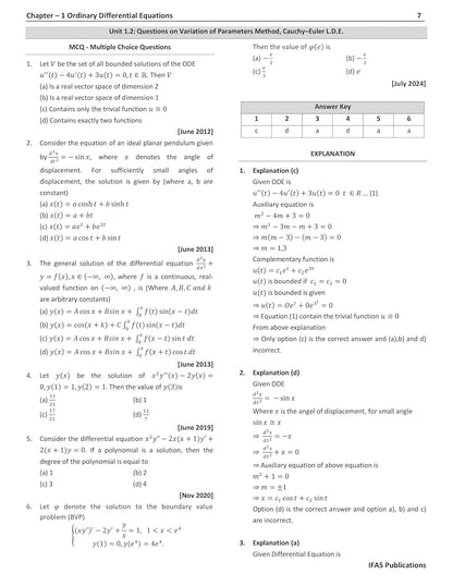 CSIR NET Mathematics PYQ Book - CSIR NET Mathematical Science Previous Year Questions Papers (Updated 2011 to Feb 2025) with Detailed Solutions (Part - 1 Pure Mathematics, Part - 2 Applied & Statistics Mathematics)
