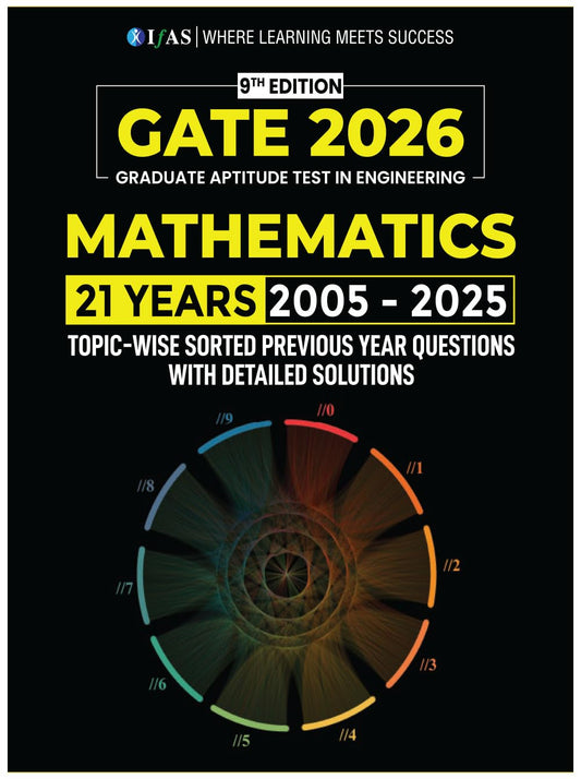 GATE Mathematics PYQ Book 2026 Previous Year Solved Papers (2005 to 2025) Topic Wise Sorted with Detailed Solutions Previous Year Question Paper Book for GATE Mathematics Examinations