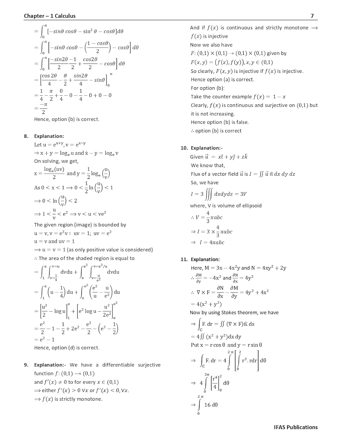 GATE Mathematics Practice Questions Book for 2026 - Topicwise Sorted Most Probable Questions with Detailed Solutions of GATE Mathematics Exam Book