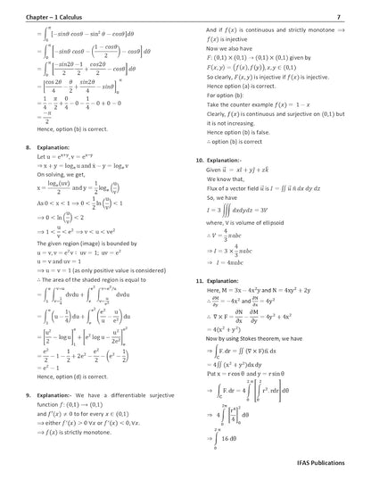 GATE Mathematics Practice Questions Book for 2026 - Topicwise Sorted Most Probable Questions with Detailed Solutions of GATE Mathematics Exam Book