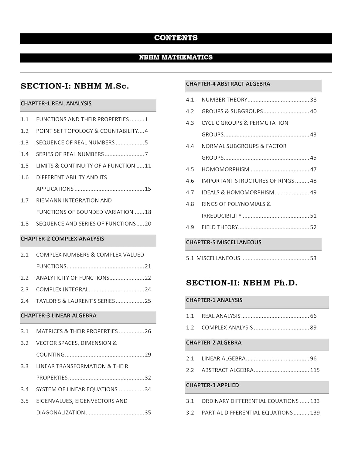NBHM Mathematics Book 2011-2025 Previous Year Question with Solutions National Board of Higher Mathematics - Topic & Subtopic wise PYQ for MSc and PhD Exams