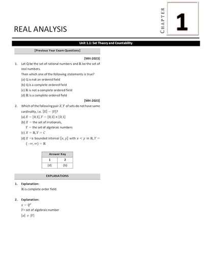 SET Mathematics PYQ Book 2026 Mathematical Science Previous Year Solved Papers with 5 Mock Test Paper Topic wise Sorted with Detailed Solutions Previous Year Practice Question Book for Maharashtra (MH) SET Mathematical Science Examinations