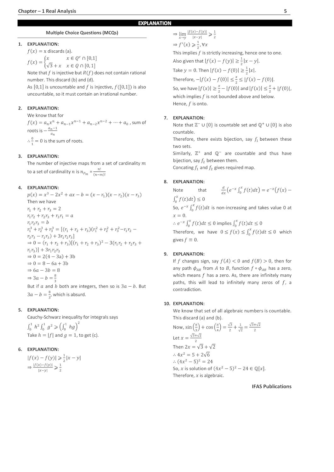 TIFR Mathematics Book (GS) 2010-2025 Previous Year Question with Solutions - Topic & Subtopic wise PYQ for IIT JAM, GAT B, CUET PG Exams - Useful book for TIFR Mathematics Exam