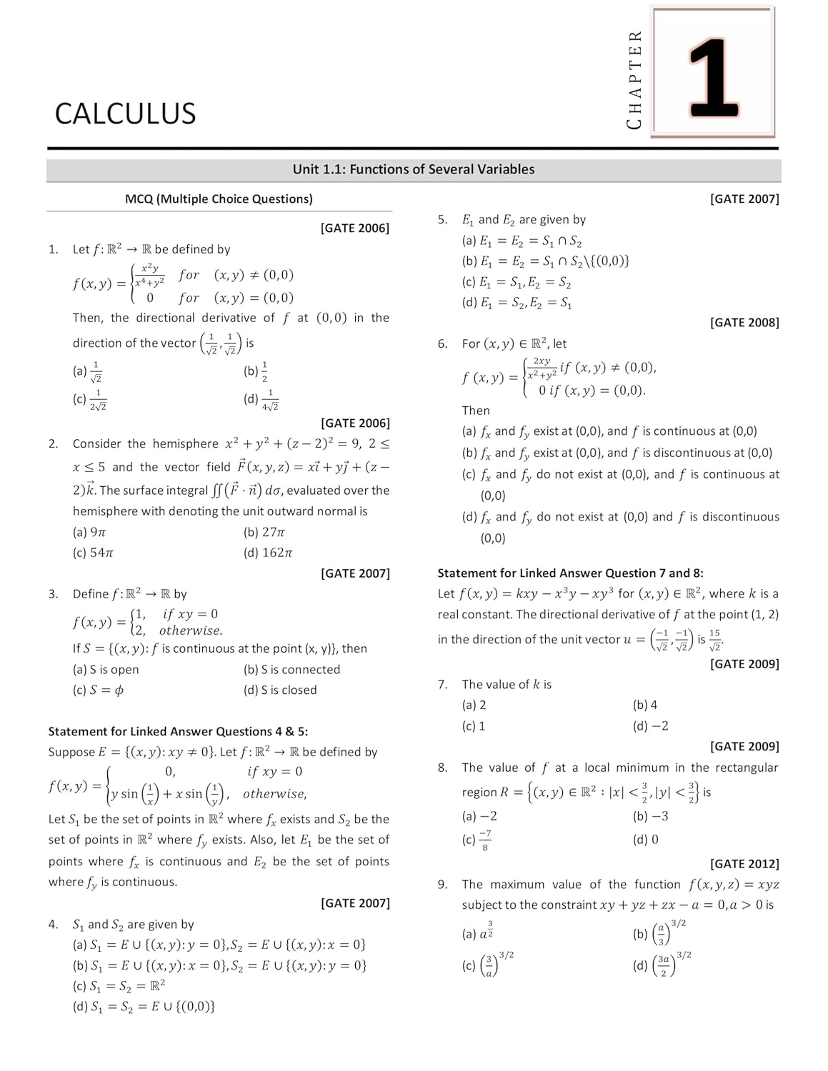 GATE Mathematics PYQ Book 2026 Previous Year Solved Papers (2005 to 2025) Topic Wise Sorted with Detailed Solutions Previous Year Question Paper Book for GATE Mathematics Examinations