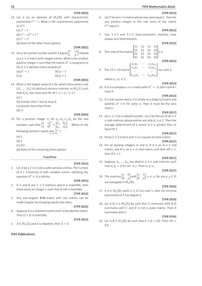 TIFR Mathematics Book (GS) 2010-2025 Previous Year Question with Solutions - Topic & Subtopic wise PYQ for IIT JAM, GAT B, CUET PG Exams - Useful book for TIFR Mathematics Exam