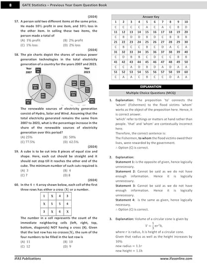 GATE Statistics PYQ Book 2026