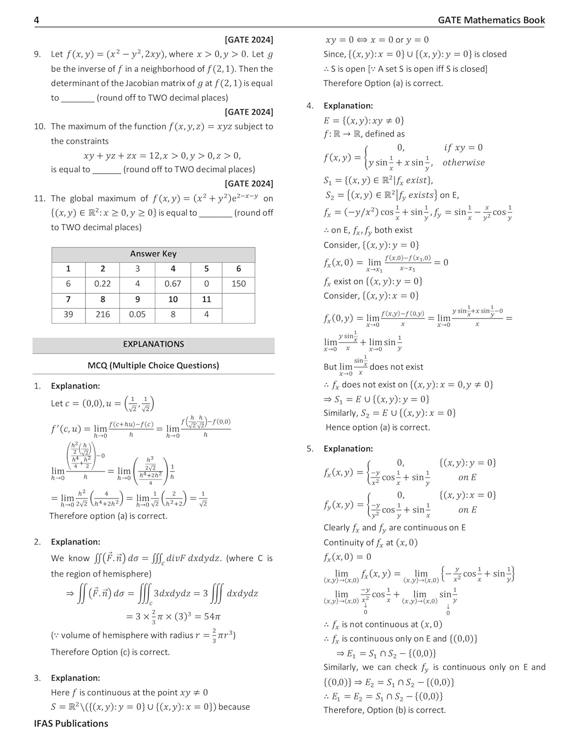 GATE Mathematics PYQ Book 2026 Previous Year Solved Papers (2005 to 2025) Topic Wise Sorted with Detailed Solutions Previous Year Question Paper Book for GATE Mathematics Examinations