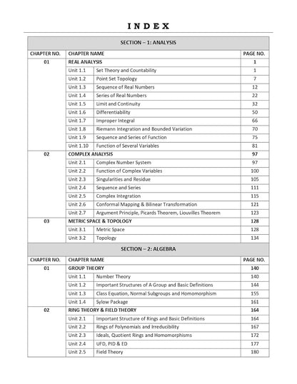 CSIR NET Mathematics Books - Mathematical Science Practice Questions (Part - B & C) Topic Wise Sorted Previous Year Practice Question Bank - Mathematics Book for CSIR UGC NET, GATE, SET, TIFR & MSc Entrance Exams - PYQs, MCQs & MSQs with Detailed Answers