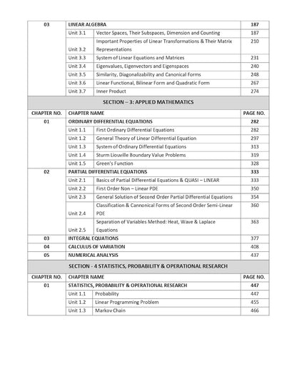CSIR NET Mathematics Books - Mathematical Science Practice Questions (Part - B & C) Topic Wise Sorted Previous Year Practice Question Bank - Mathematics Book for CSIR UGC NET, GATE, SET, TIFR & MSc Entrance Exams - PYQs, MCQs & MSQs with Detailed Answers