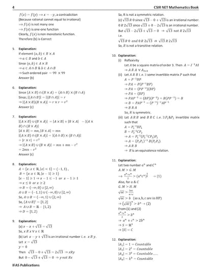 CSIR NET Mathematics Books - Mathematical Science Practice Questions (Part - B & C) Topic Wise Sorted Previous Year Practice Question Bank - Mathematics Book for CSIR UGC NET, GATE, SET, TIFR & MSc Entrance Exams - PYQs, MCQs & MSQs with Detailed Answers