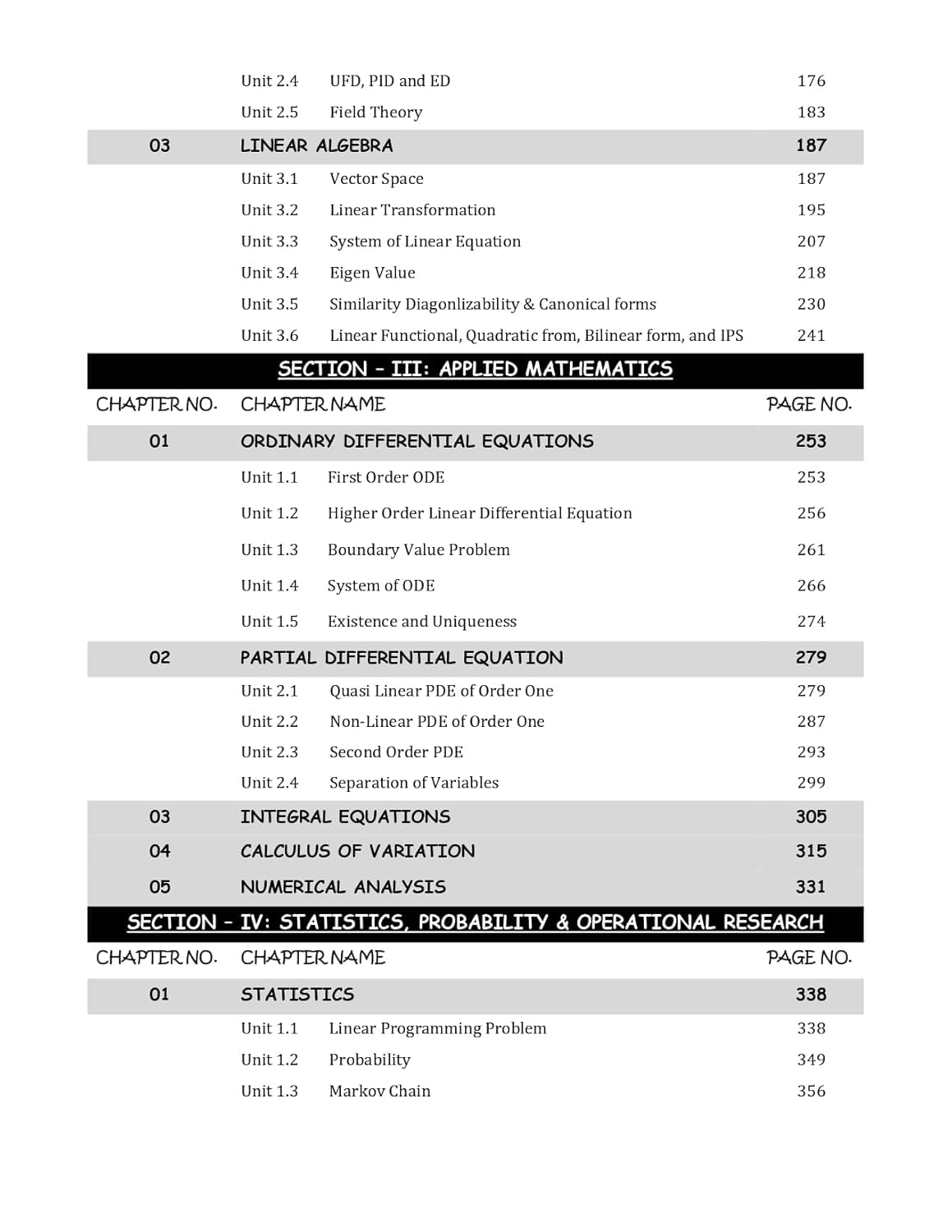 CSIR NET Mathematics Books - Mathematical Science Practice Questions (Part - B & C) Topic Wise Sorted Previous Year Practice Question Bank - Mathematics Book for CSIR UGC NET, GATE, SET, TIFR & MSc Entrance Exams - PYQs, MCQs & MSQs with Detailed Answers