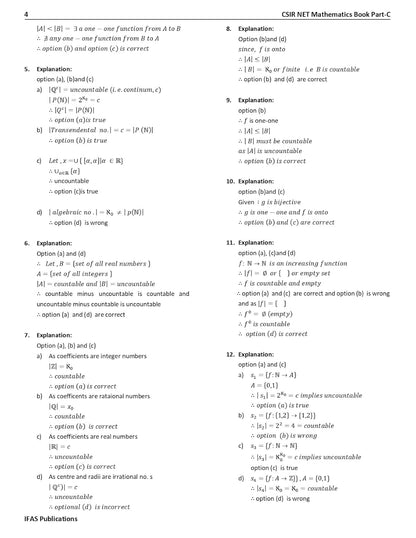 CSIR NET Mathematics Books - Mathematical Science Practice Questions (Part - B & C) Topic Wise Sorted Previous Year Practice Question Bank - Mathematics Book for CSIR UGC NET, GATE, SET, TIFR & MSc Entrance Exams - PYQs, MCQs & MSQs with Detailed Answers