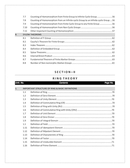 CSIR NET Mathematics Books - Mathematical Science Complete Study Materials with Theory & Practice Notes  (8 Books ) Concept Books for NTA CSIR UGC NET/JRF, GATE, SET & TIFR Mathematics Examinations
