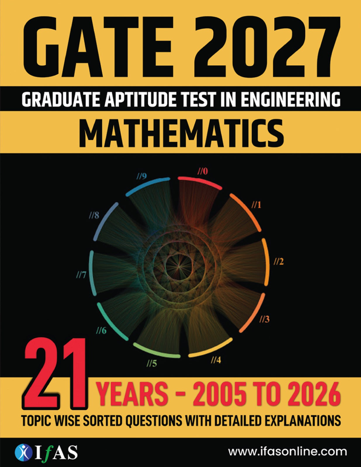 GATE Mathematics PYQ Book 2026 Previous Year Solved Papers (2005 to 2025) Topic Wise Sorted with Detailed Solutions Previous Year Question Paper Book for GATE Mathematics Examinations