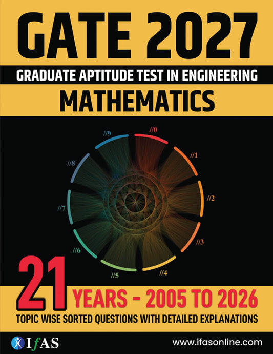GATE Mathematics PYQ Book 2026 Previous Year Solved Papers (2005 to 2025) Topic Wise Sorted with Detailed Solutions Previous Year Question Paper Book for GATE Mathematics Examinations